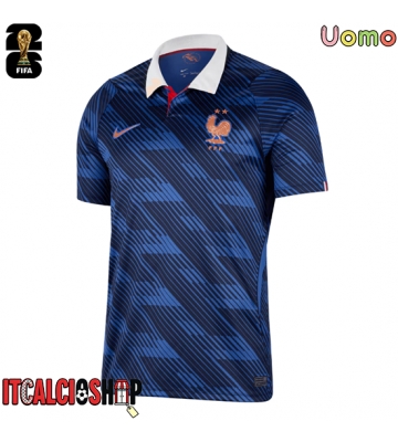 Francia Prima Maglia Mondiali 2026 Manica Corta